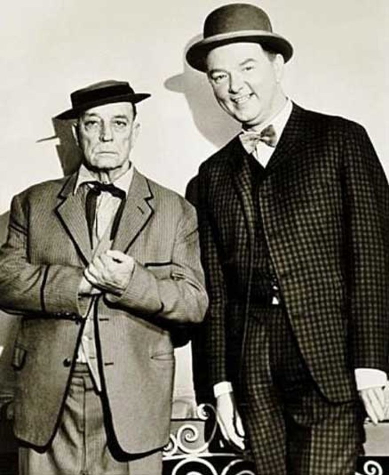 Schwier Buster Keaton und Werner Schwier