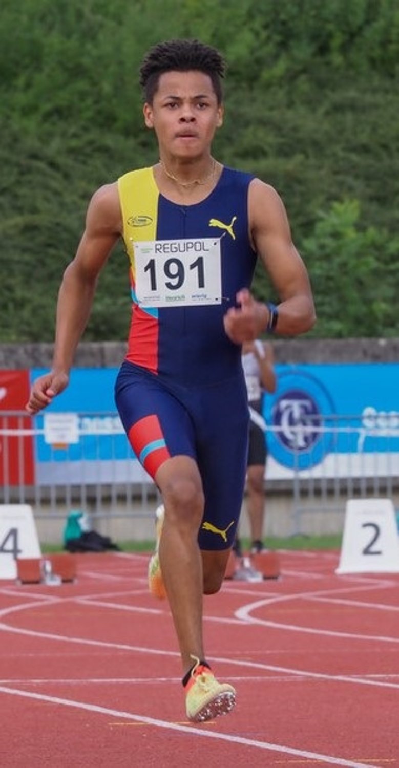 Maurice Grahl Maurice Grahl beim 100-Meter-Sprint