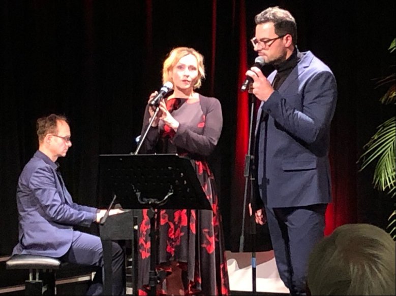 Salonabend Stadtbibliothek Christian Schüsselbach, Dana Golombek und Tobias Licht