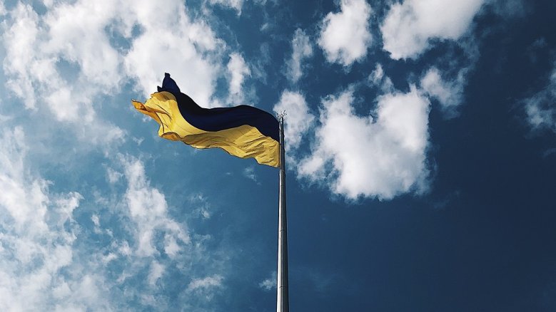 Ukraine Fahne Ukraine Fahne
