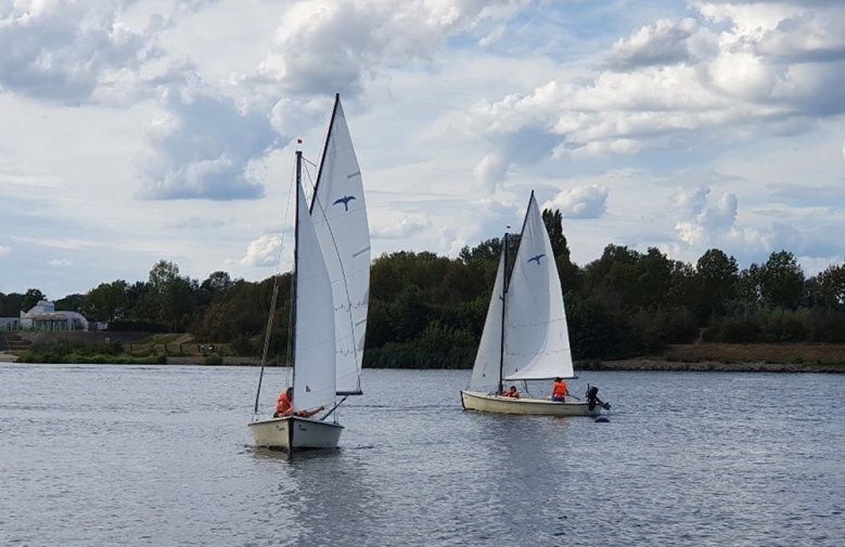 Segel-Club Rhein-Sieg SCRS Zwei Segelboote
