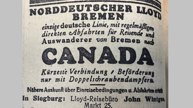 Canada Anzeige Canada Anzeige