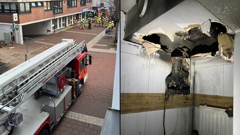 Feuerwehreinsatz am Nogenter Platz Feuerwehreinsatz am Nogenter Platz