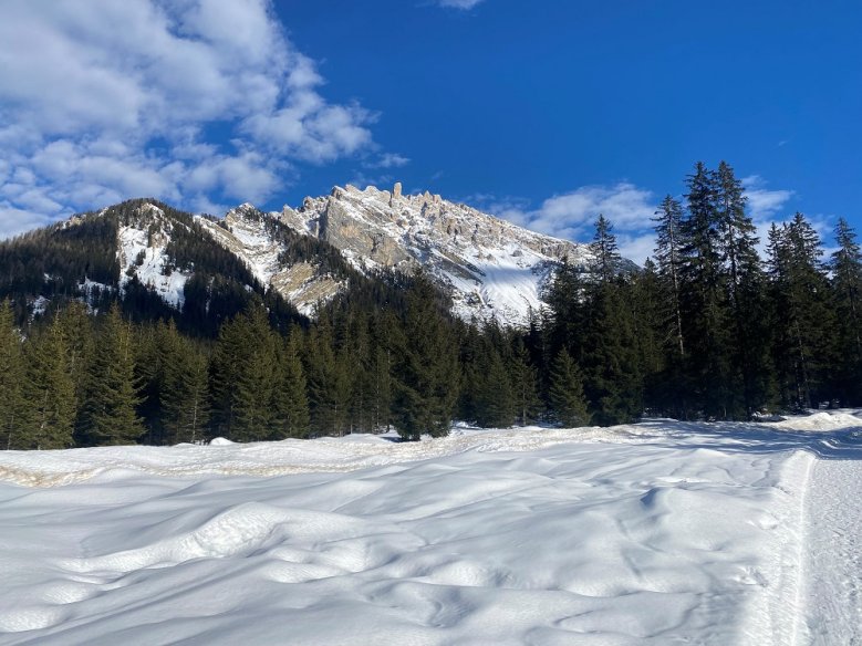 Südtirol Verschneite Berglandschaft