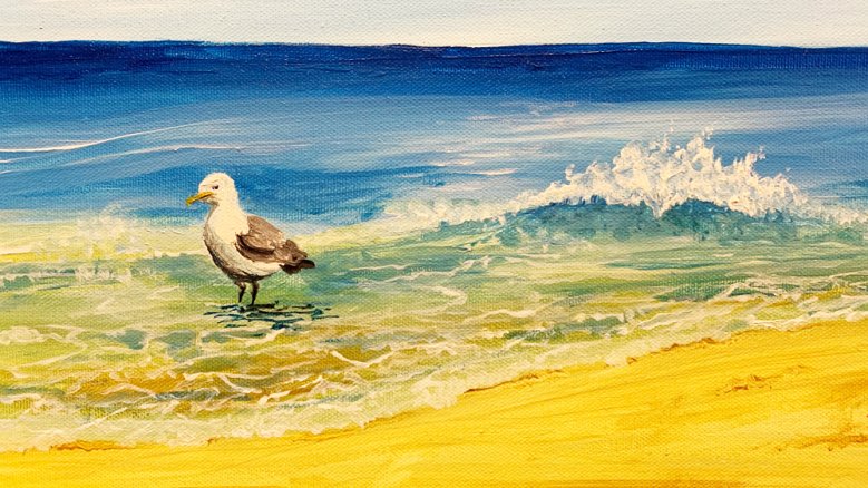 VHS Painting Night "Am Meer" VHS Painting Night "Am Meer"