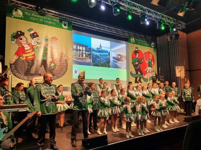 Sessionseröffnung Husaren Grün-Weiß Sessionseröffnung Husaren Grün-Weiß