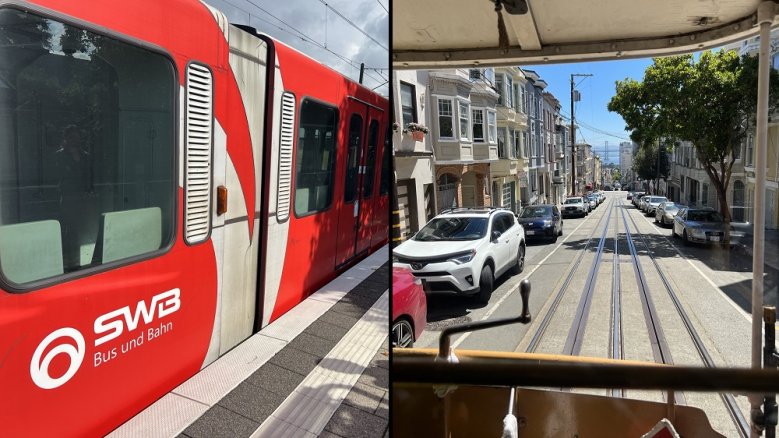 Linie 66 vs. Cable Car Linie 66 vs. Cable Car