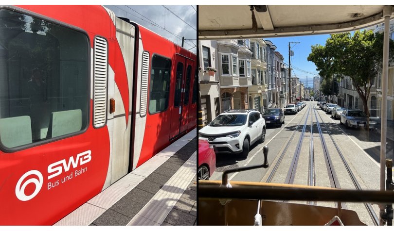 Linie 66 vs. Cable Car Linie 66 vs. Cable Car