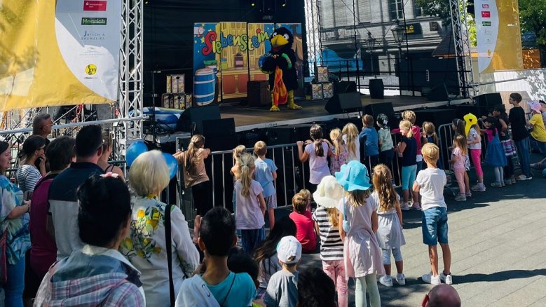 Stadtfest 2022 Rabe Siebenstein sorgt für Spaß