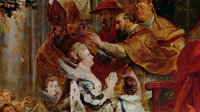 Peter Paul Rubens: Krönung von Maria de' Medici (Ausschnitt) Peter Paul Rubens: Krönung von Maria de' Medici (Ausschnitt)