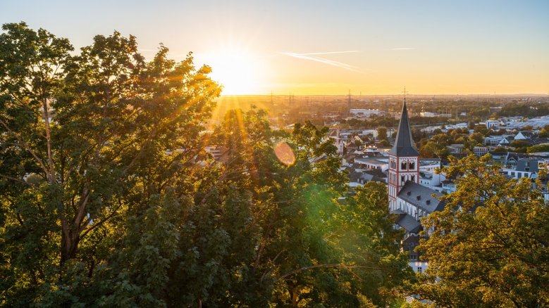 Sonnenuntergang über St. Servatius Sonnenuntergang über St. Servatius