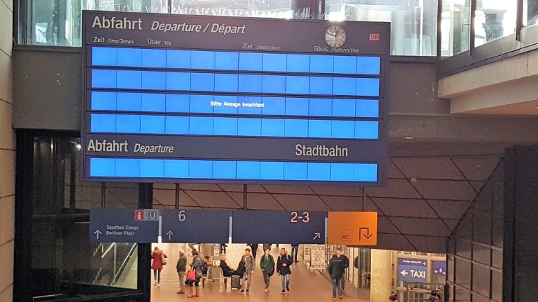 Bahnhof - Tafel Bahnhof - Tafel