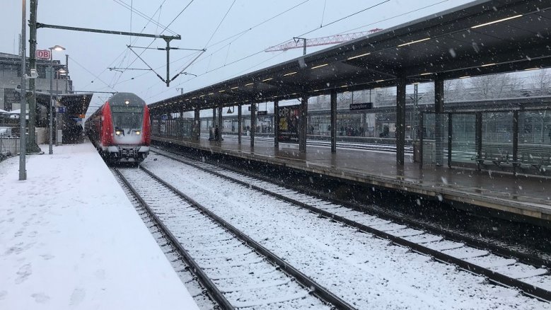 Schnee Bahnhof Schnee Bahnhof