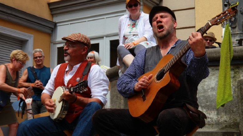Rudolstadt-Festival Unfolkkommen Duo Unfolkkommen