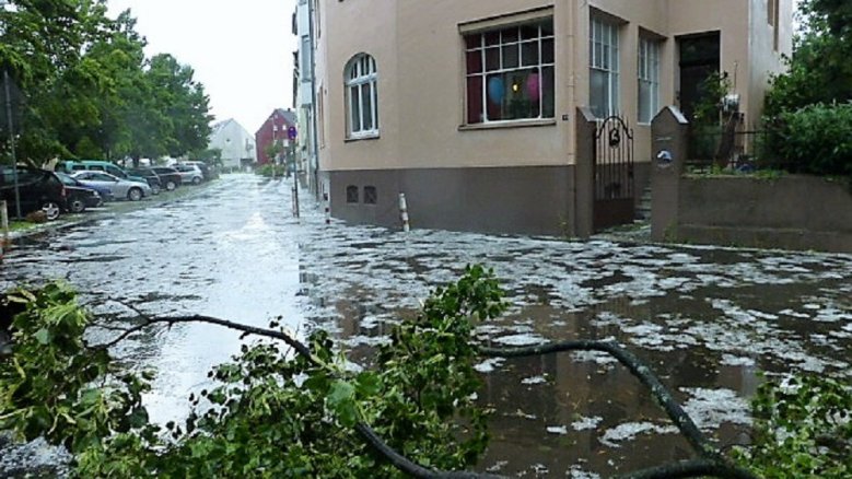 Unwetter Bambergstraße Unwetter Bambergstraße