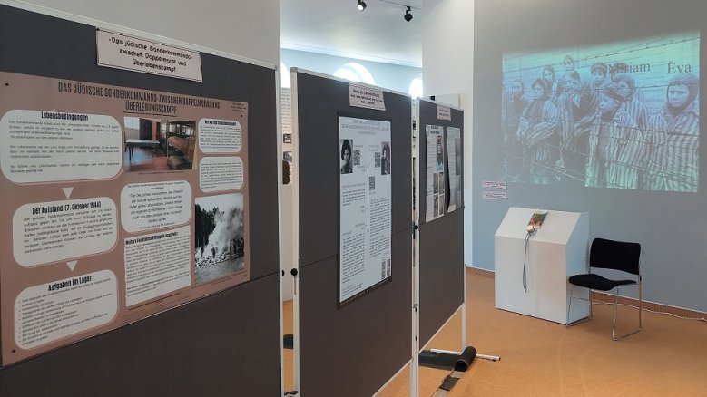 Auschwitz - Gegen das Vergessen Blick in die Ausstellung "Auschwitz - Gegen das Vergessen"