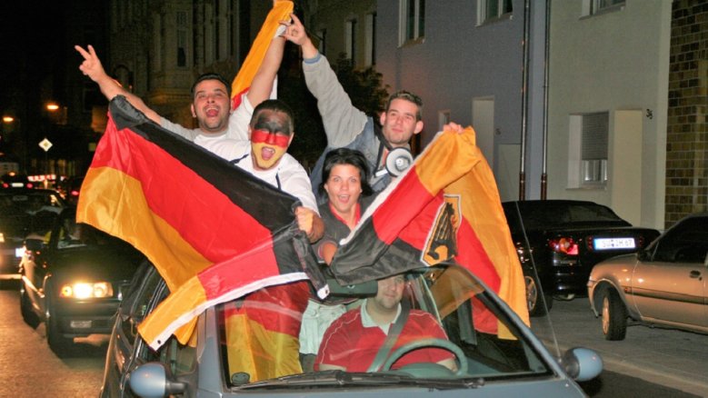 jubelnde Fans jubelnde Fans