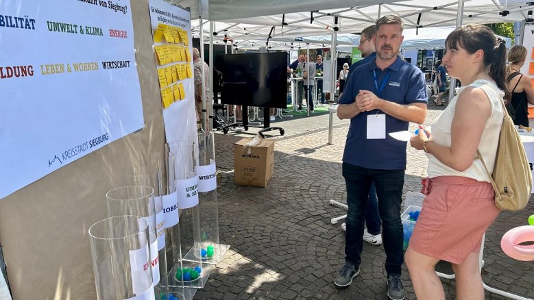 Digitaltag auf dem Markt