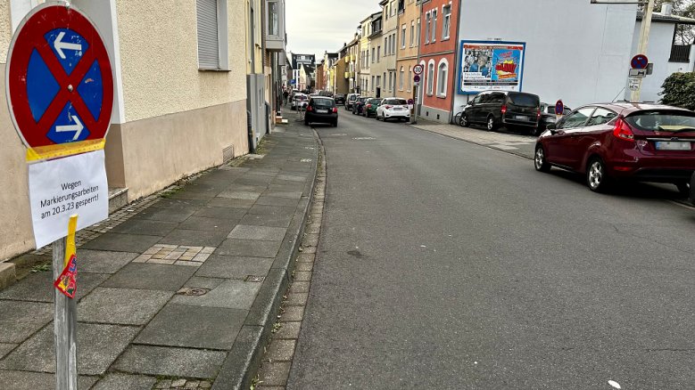 Markierung Brandstraße Markierung Brandstraße