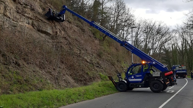 Felssturz Talsperrenstraße Felssturz Talsperrenstraße
