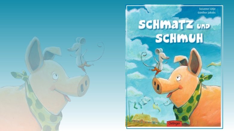 Schmatz und Schmuh Cover des Kinderbuchs "Schmatz und Schmuh"
