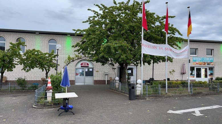 DITIB-Moschee Händelstraße Außenansicht der DITIB-Moschee in der Händelstraße