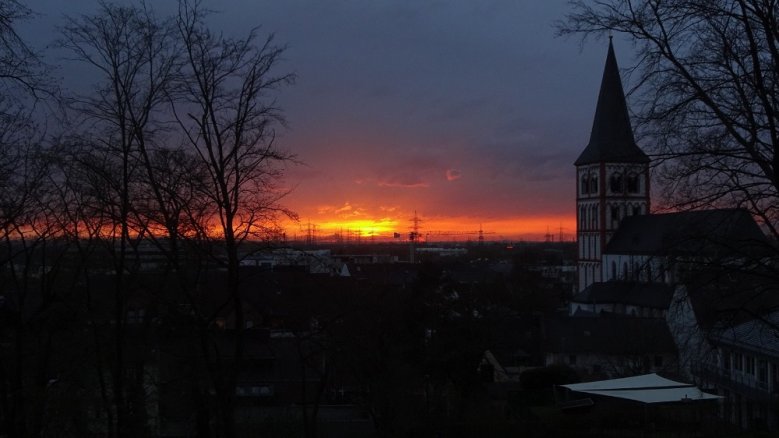 Sonnenuntergang Karsamstag Sonnenuntergang Karsamstag
