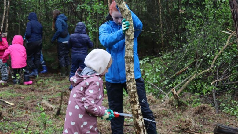 Pfadfinderinnen Moorrenaturierung Pfadfinderinnen Moorrenaturierung