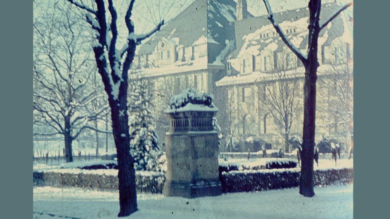 Schnee am Kreishaus Schnee am Kreishaus