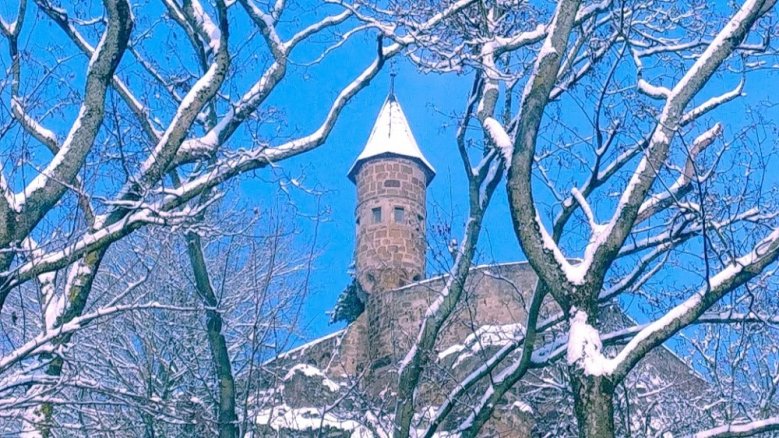 Schnee am Johannistürmchen Schnee am Johannistürmchen