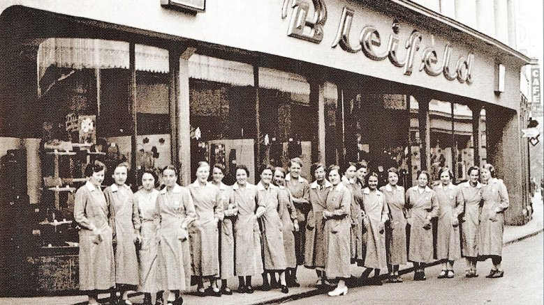 Bleifeld Belegschaft Holzgasse 1930 Bleifeld Belegschaft Holzgasse 1930