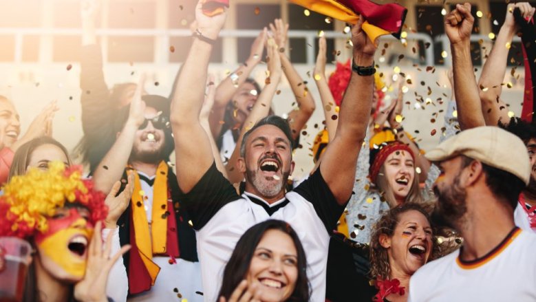 Fußballfans Fußballfans