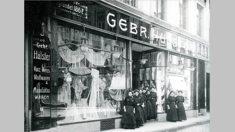 Hülster Holzgasse um 1900 Hülster Holzgasse um 1900