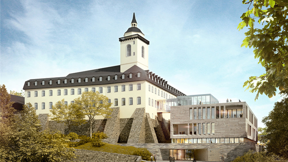 Auf dem Bild ist das Katholisch-Soziale Institut (KSI) auf den Michaelsberg zusehen