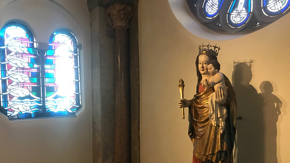 Madonnenfigur in St. Servatius