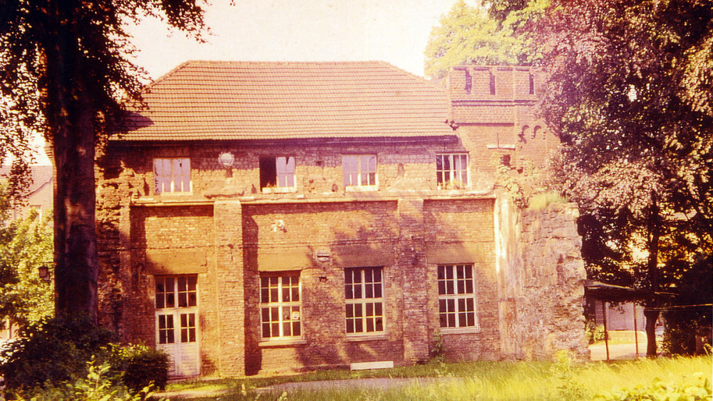 Gebäude der ehemaligen Schützenburg um 1960