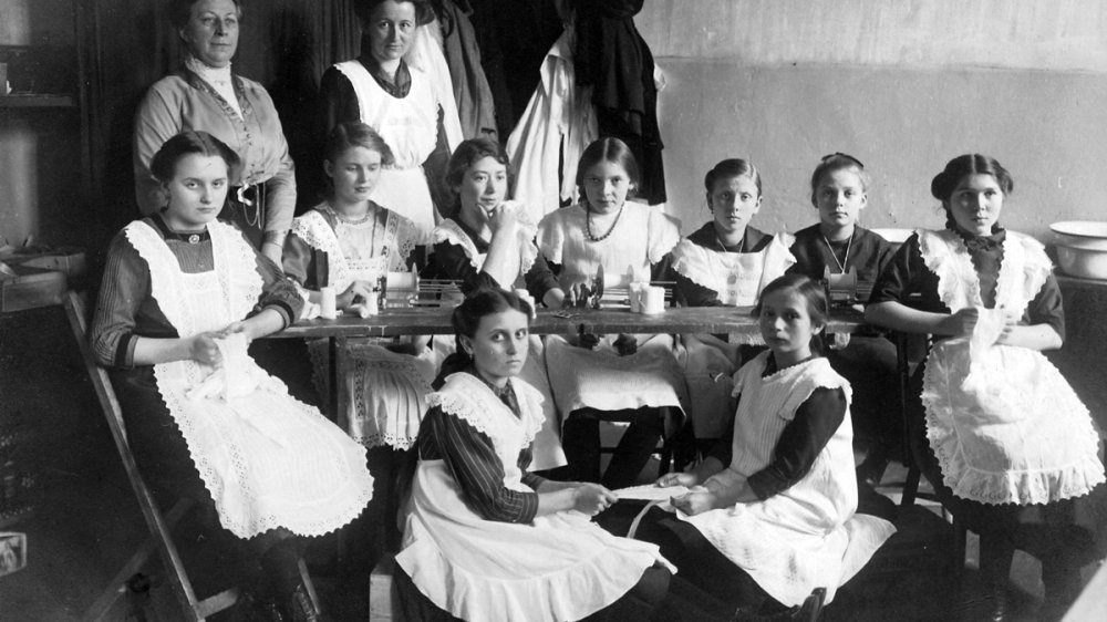 Lazarettschülerinnen um 1915