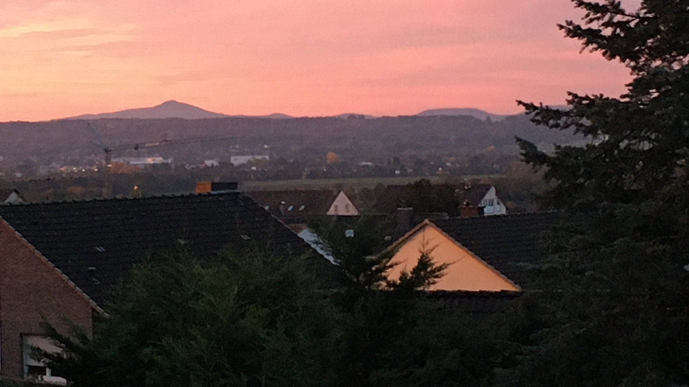 Sonnenaufgang in Siegburg