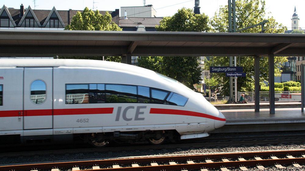 ICE-Bahnhof in Siegburg