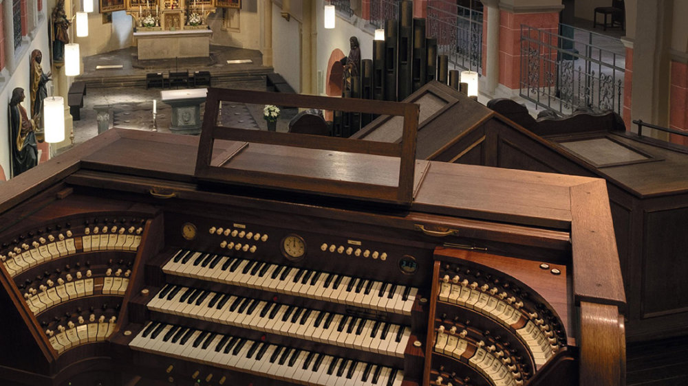 Die große Klais-Orgel der Stadtpfarrkirche St. Servatius