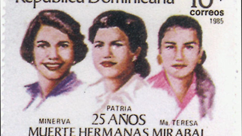 Die Hermanas Mirabel, die Schwestern Mirabel, auf einer Gedenkbriefmarke