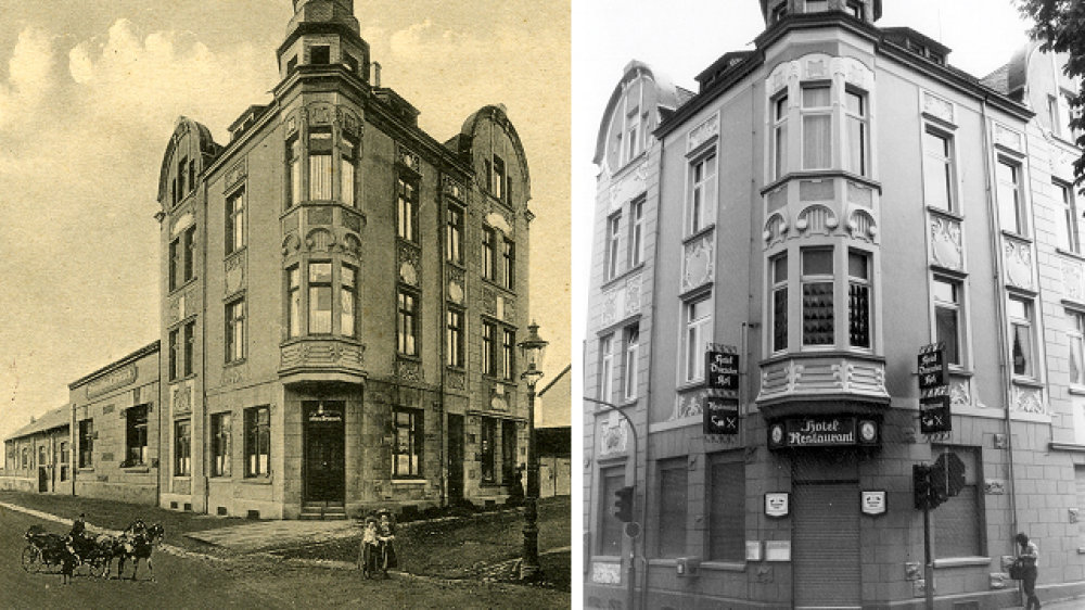 Driescher Hof 1914 und 1974