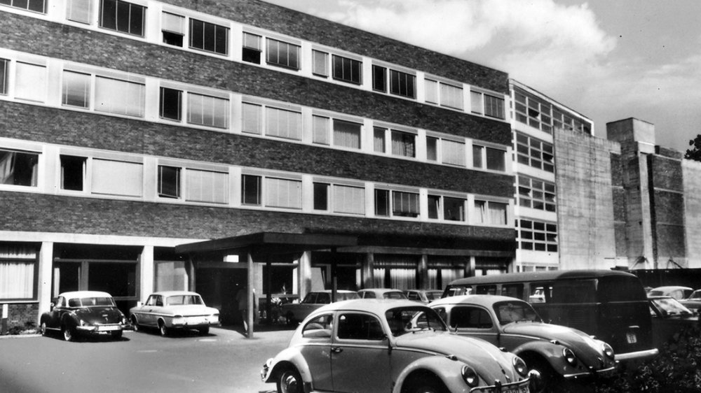 Siegburger Krankenhaus um 1970