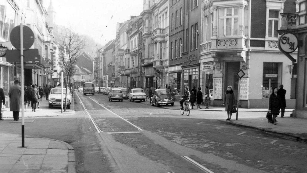 Kaiserstraße Mitte der 1960er Jahre