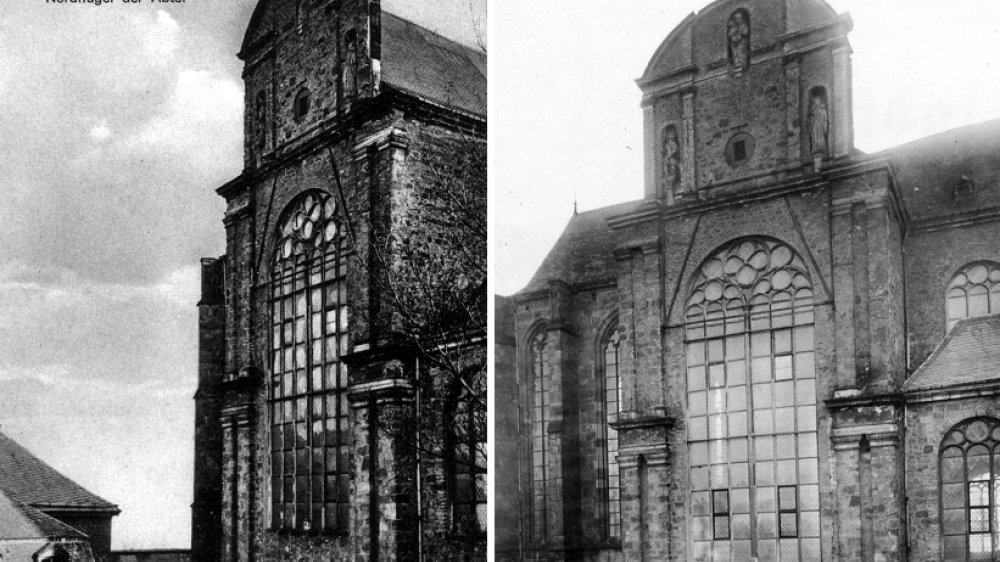 Nordflügel der Abteikirche um 1910