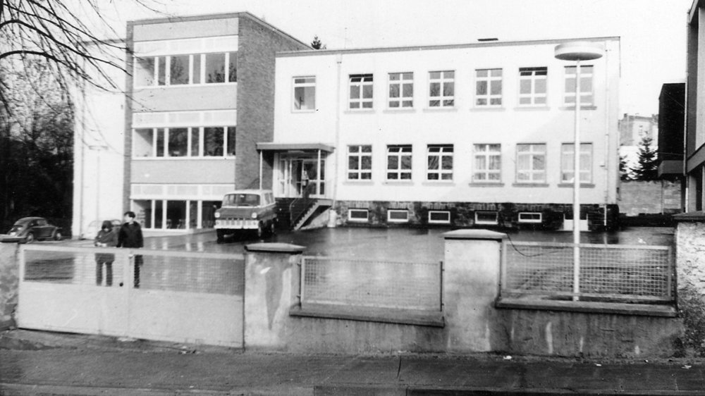 Pestalozzischule in der Heinrichstraße in den 1970er Jahren