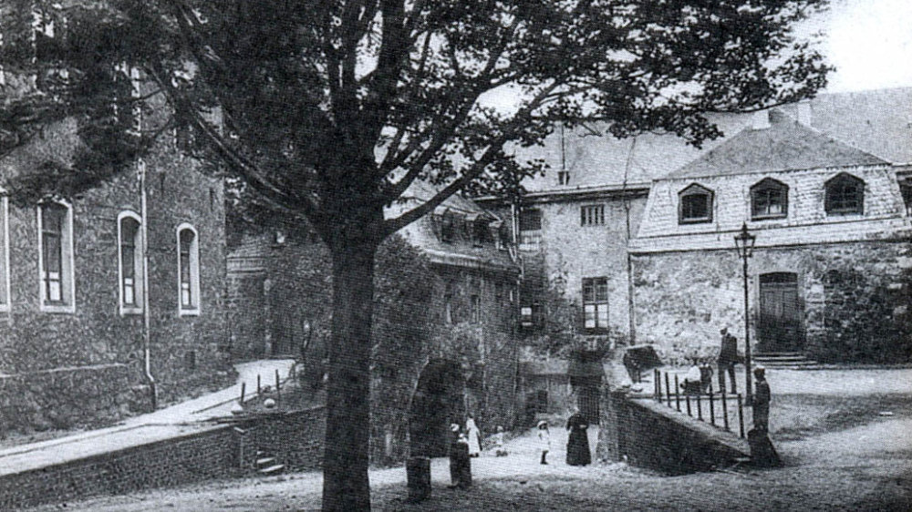 Abtei-Innenhof 1915