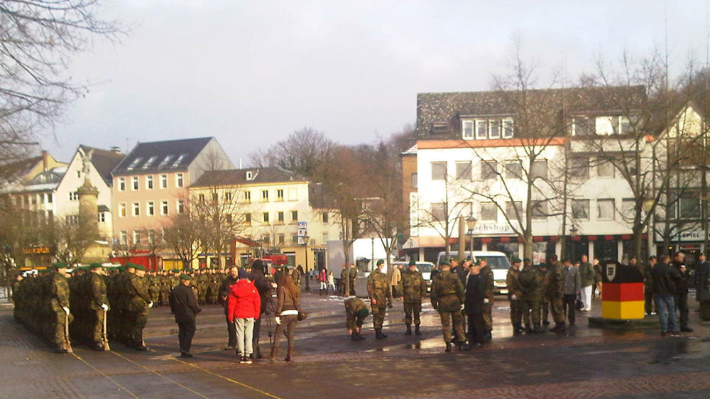 Gelöbnis der Bundeswehr auf dem Marktplatz 2011