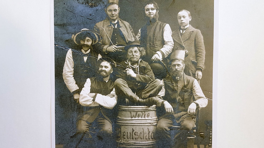 Siegburger Karnevalisten im Jahr 1912