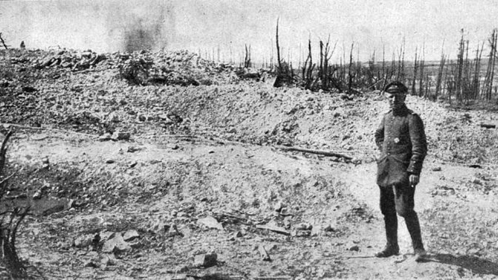 Verbrannte Erde - Soldat bei Verdun